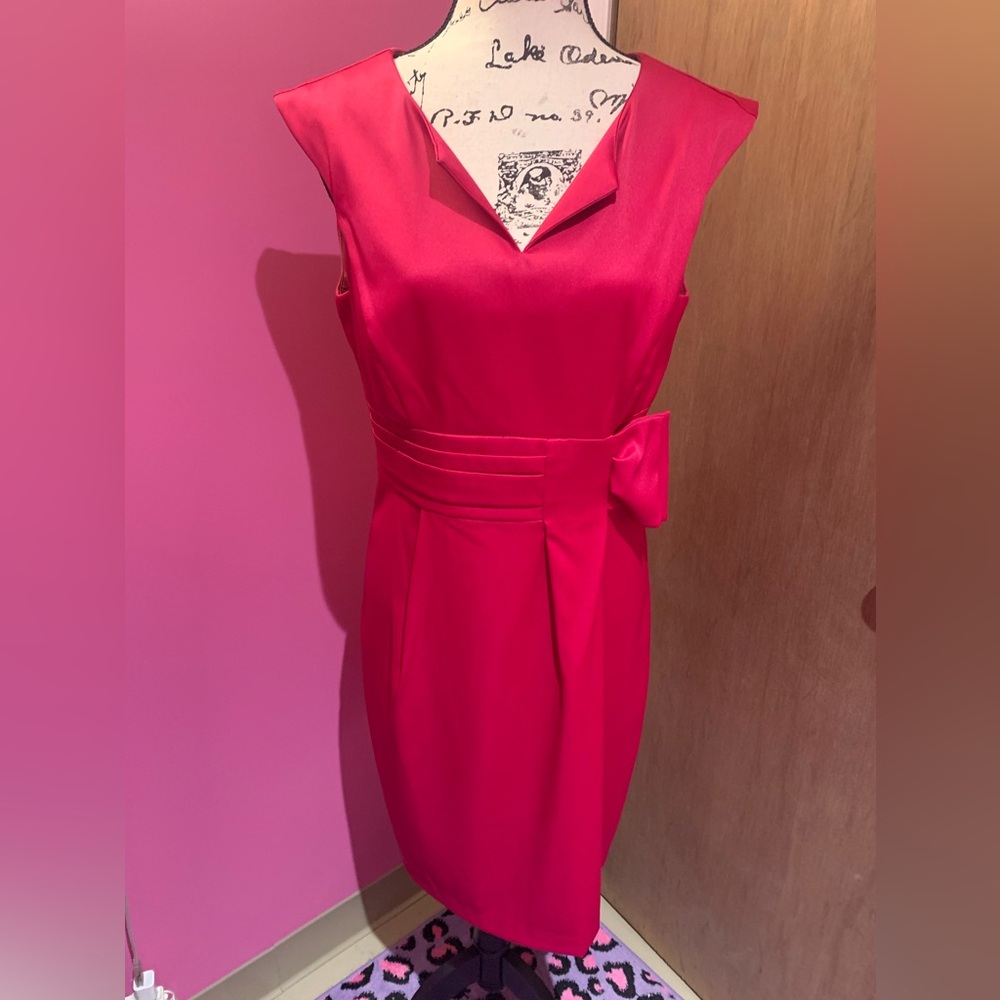 London Times pink midi dress, size 10 NWOT